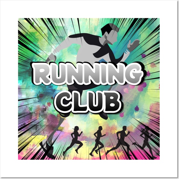 RUNNING CLUB Wall Art by zzzozzo